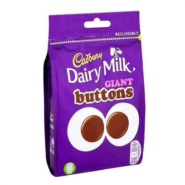 Cadbury Dairy Milk Gaint Buttons Imported